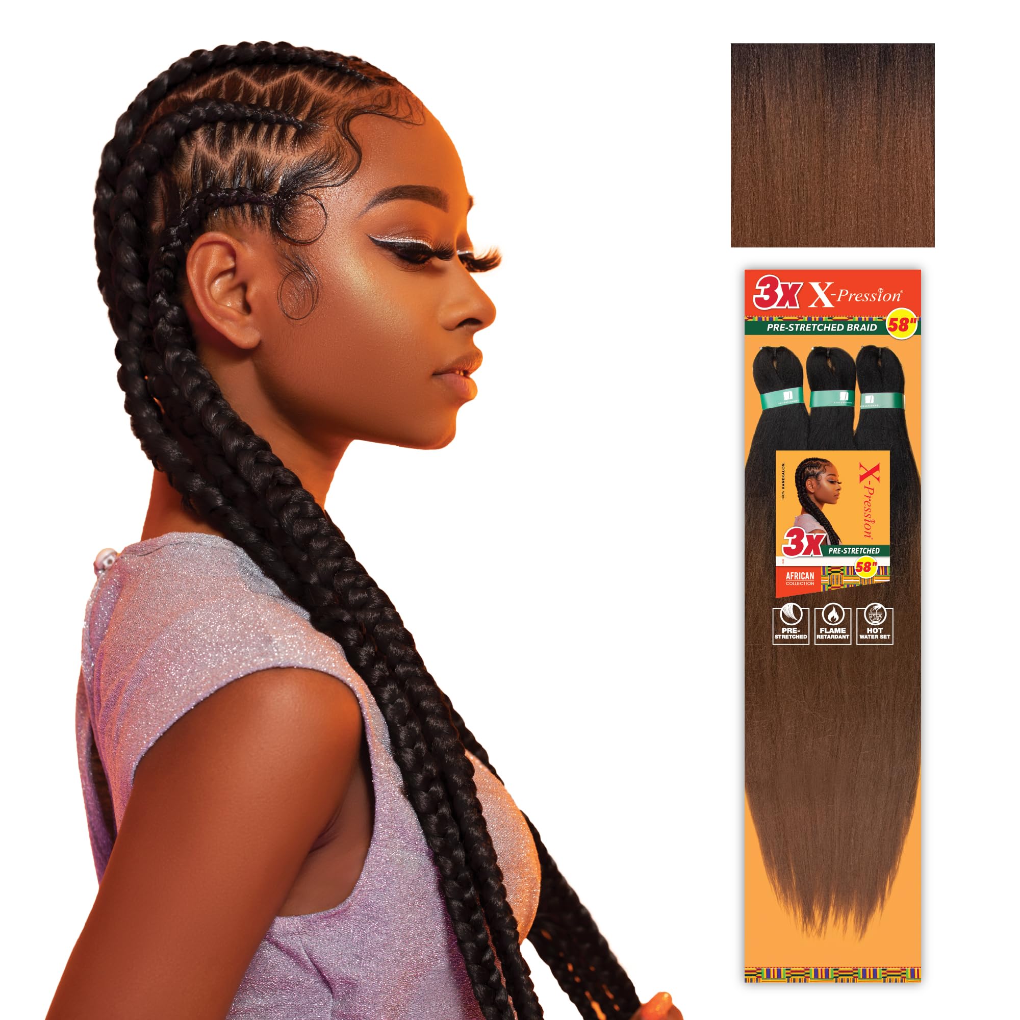 Sensationnel X-pression prestretched braiding hair - 3x braid 58